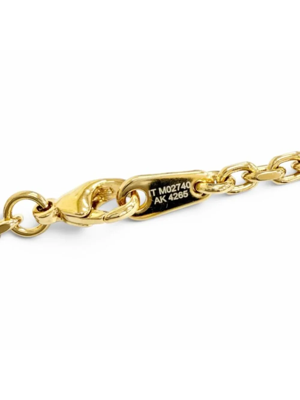 Louis Vuitton Chain LV Yours Monogram Flower Necklace Gold